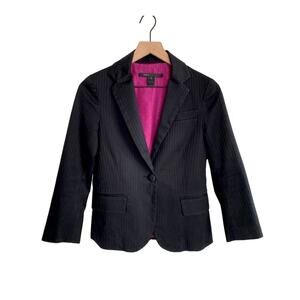 Marc Jacobs Black Pinstripe Blazer Size 2